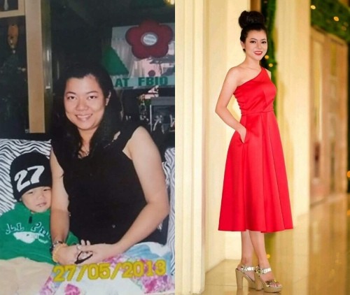 Bà mẹ hai con ở Sài Gòn giảm 12 kg trong ba tháng