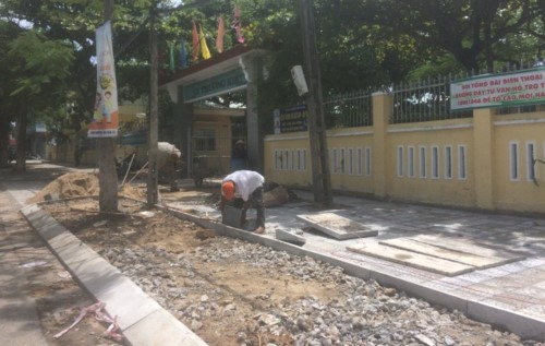 Mô hình “vịnh đậu đỗ xe” được xây dựng nhân rộng cho các trường học trên địa bàn trung tâm thành phố Đà Nẵng