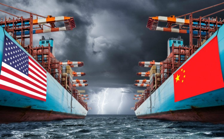 Chiến tranh thương mại Mỹ - Trung gây thiệt hại cho cả chuỗi cung ứng toàn cầu. Ảnh minh họa của MarketWatch