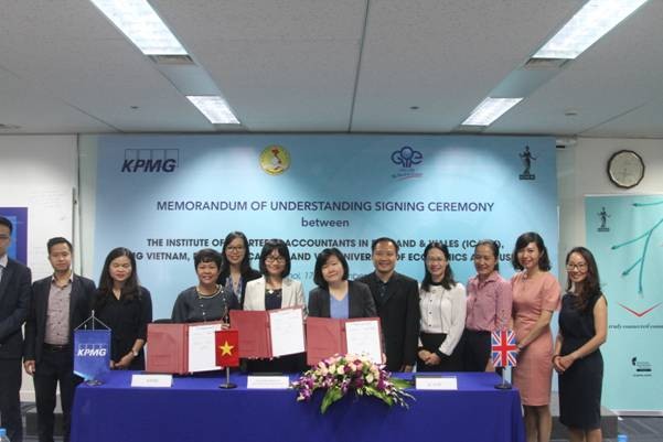 ICAEW và KPMG ký kết hợp tác với các trường đại học Việt Nam nhằm gia tăng cơ hội nghề nghiệp cho sinh viên