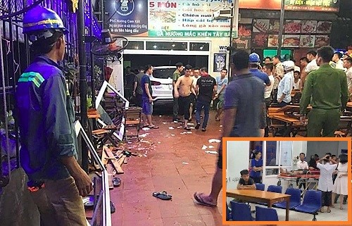 Hà Tĩnh: Ôtô 7 chỗ lao vào quán nhậu, 9 người nhập viện