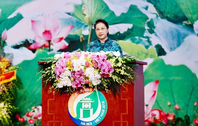 Chủ tịch Quốc hội Nguyễn Thị Kim Ngân phát biểu tại Lễ khai mạc Đại hội ASOSAI 14