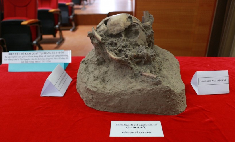 Di cốt người tiền sử tìm thấy trong hang núi lửa Krông Nô (Đắk Nông)
