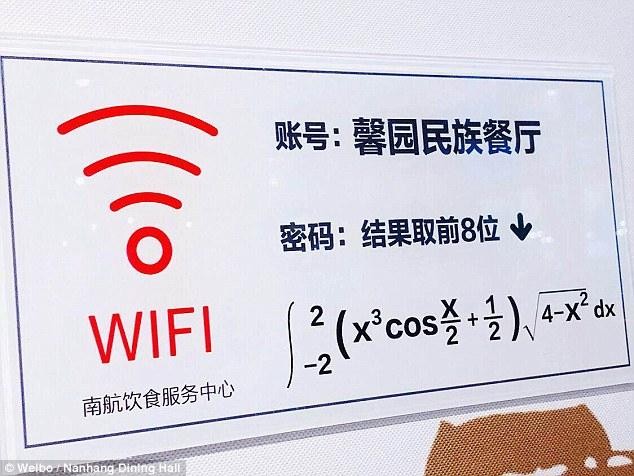Muốn dùng wifi miễn phí trong nhà ăn, phải giải được bài toán khó này