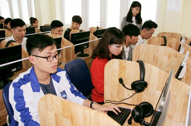 Sinh viên Đại học Thái Nguyên tham gia chương trình đánh giá chuẩn đầu ra trình độ ngoại ngữ