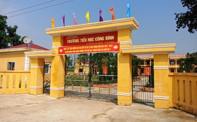 Trường Tiểu học Công Bình, huyện Nông Cống (Thanh Hóa) không có giáo viên dạy tiếng Anh
