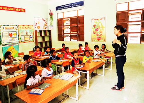 Khánh Hòa quan tâm hỗ trợ giáo dục mầm non cho trẻ em người dân tộc thiểu số.