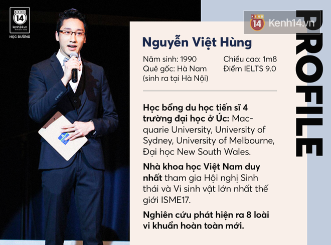 Soái ca 9X là nhà khoa học Việt Nam duy nhất tham gia Hội nghị vi sinh lớn nhất thế giới