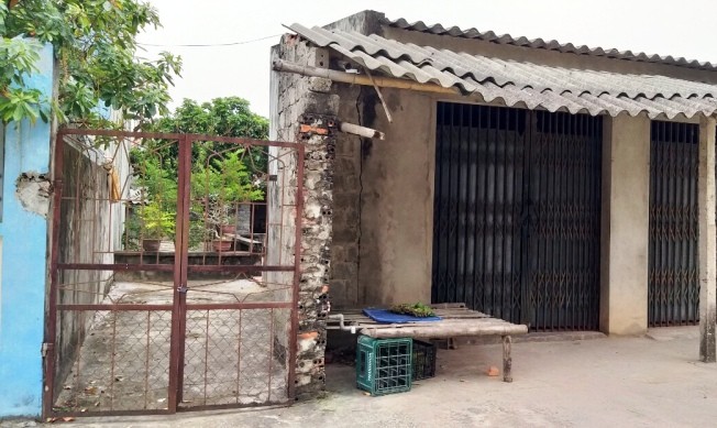 Ngôi nhà của vợ chồng ông Tùng- nơi xảy ra vụ việc.
