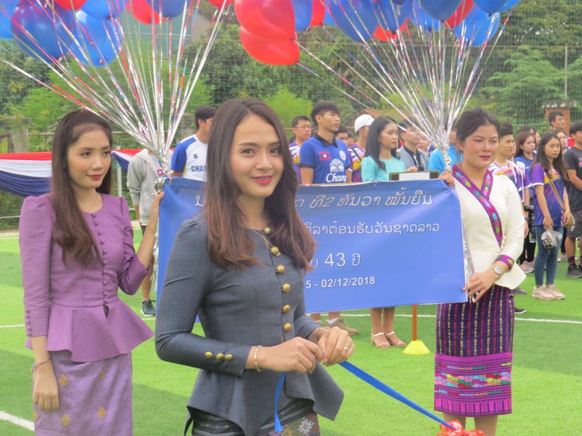 Ngày hội của lưu học sinh Lào đã thắt chặt tình đoàn kết giữa các bạn sinh viên Lào đang theo học tại Trường CĐSP Huế

