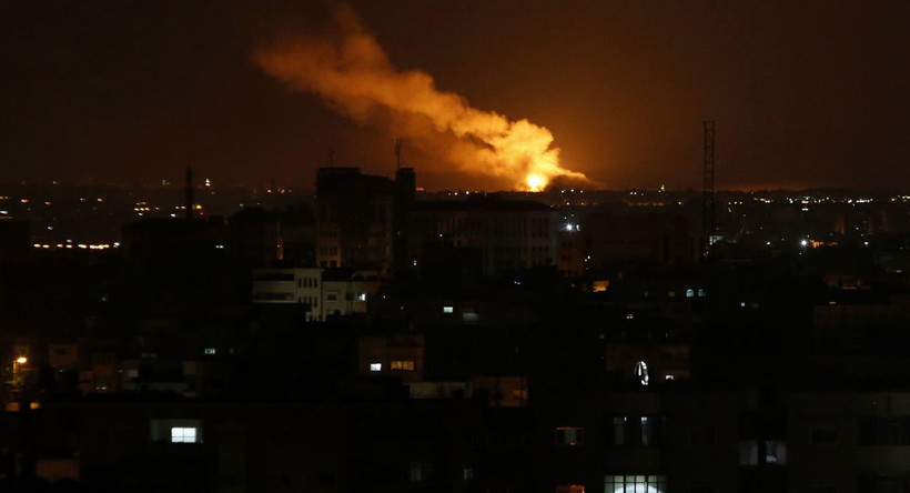 Lực lượng Không quân của Israel đã tấn công khoảng 150 mục tiêu trong Dải Gaza
