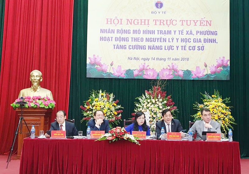 Hội nghị diễn ra với sự chủ trì của Bộ trưởng Bộ Y tế Nguyễn Thị Kim Tiến