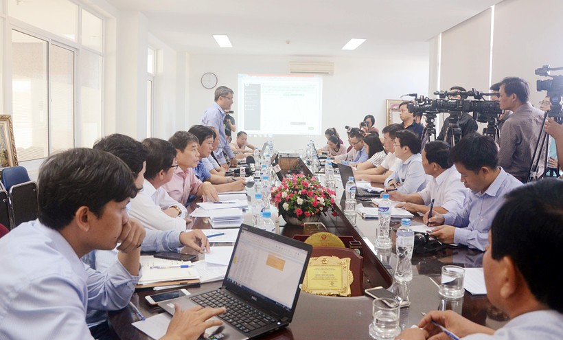 Cục Quản lý tài nguyên nước (Bộ Tài Nguyên và Môi trường) làm việc với các nhà máy thủy điện, công ty thủy lợi của Quảng Nam, Đà Nẵng và Công ty Cổ phần Cấp nước Đà Nẵng