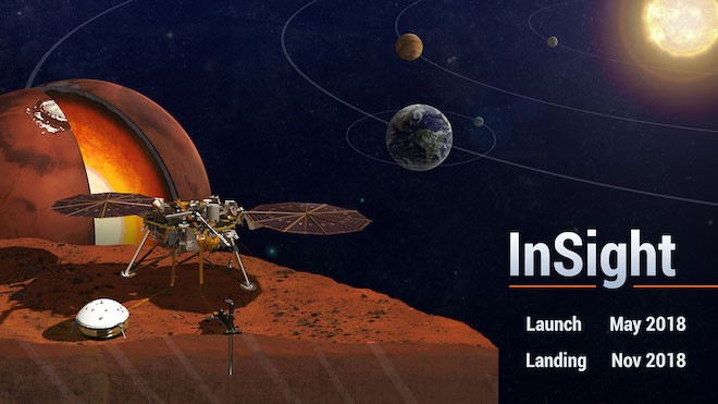 Tàu vũ trụ InSight đáp xuống sao Hỏa và gửi bức ảnh đầu tiên về Trái Đất