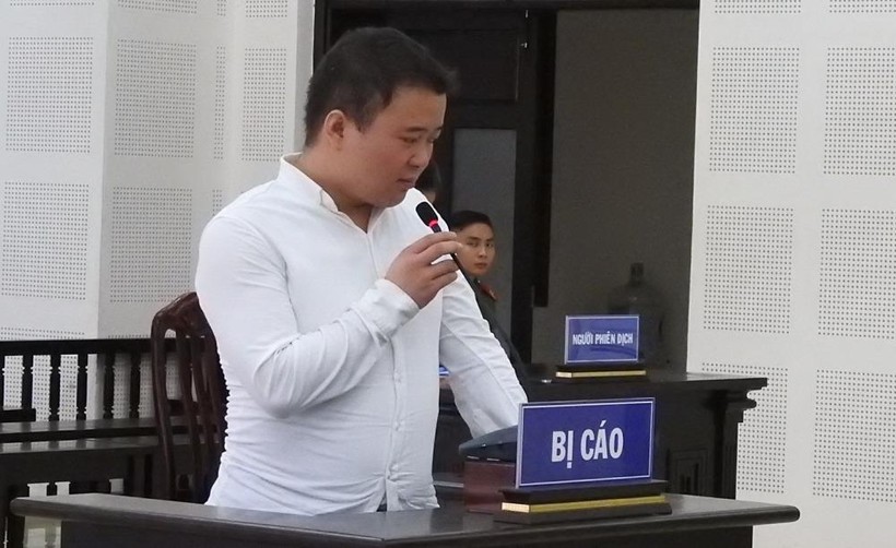 Bai Xin Xing tại phiên tòa sơ thẩm.