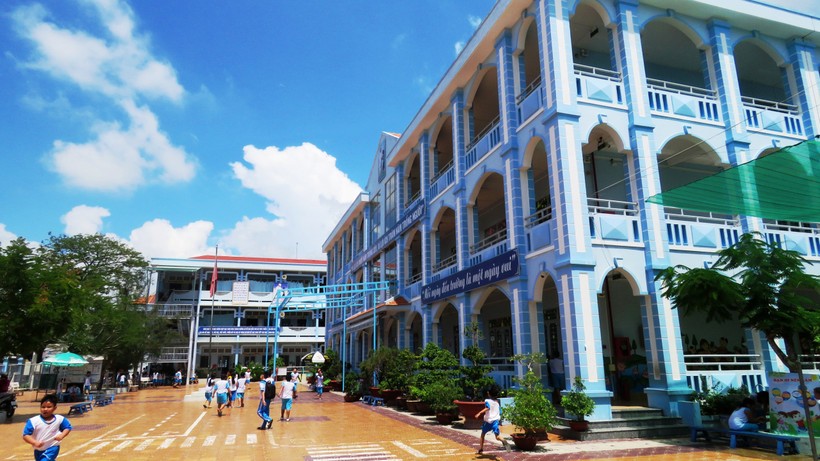 Một góc Trường TH Trần Hưng Đạo, quận Ô Môn (TP Cần Thơ)