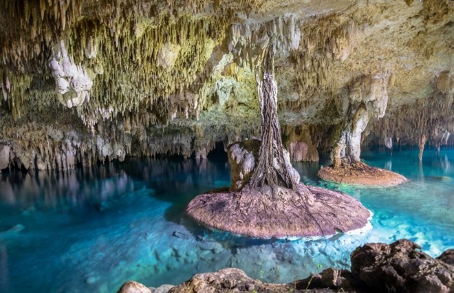 Khám phá hang động dưới nước lớn nhất thế giới Sac Actun