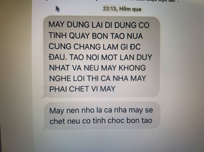 Kẻ nhắn tin đe doạ hai nữ nhà báo viết về "bảo kê chợ Long Biên" có thể bị xử phạt 7 năm tù