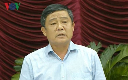 Ông Hồ Lâm, Giám đốc Sở Tài nguyên-Môi trường tỉnh Bình Thuận có phiếu tín nhiệm thấp nhiều nhất. (Ảnh: VOV)



