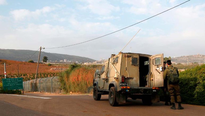 Binh lính Israel tại khu vực biên giới với Lebanon