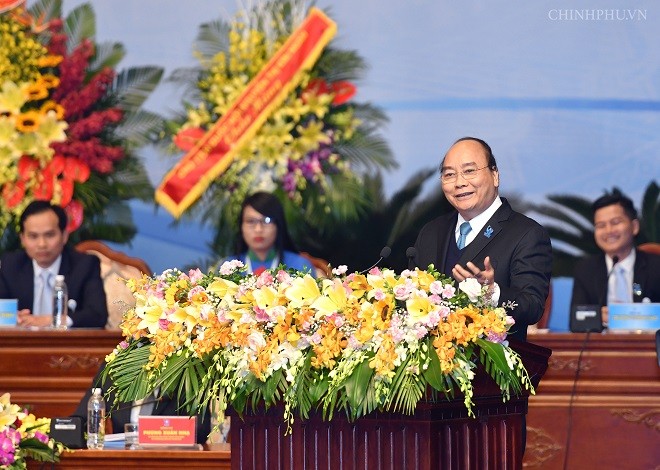 Thủ tướng Nguyễn Xuân Phúc đã dự phiên trọng thể của Đại hội đại biểu toàn quốc lần thứ X Hội Sinh viên Việt Nam 