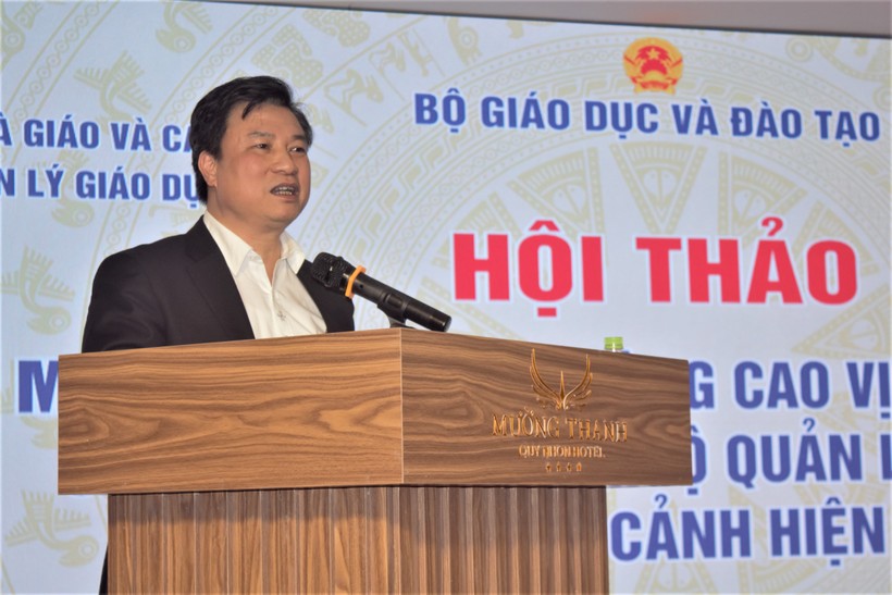Thứ trưởng Bộ GD&ĐT Nguyễn Hữu Độ 