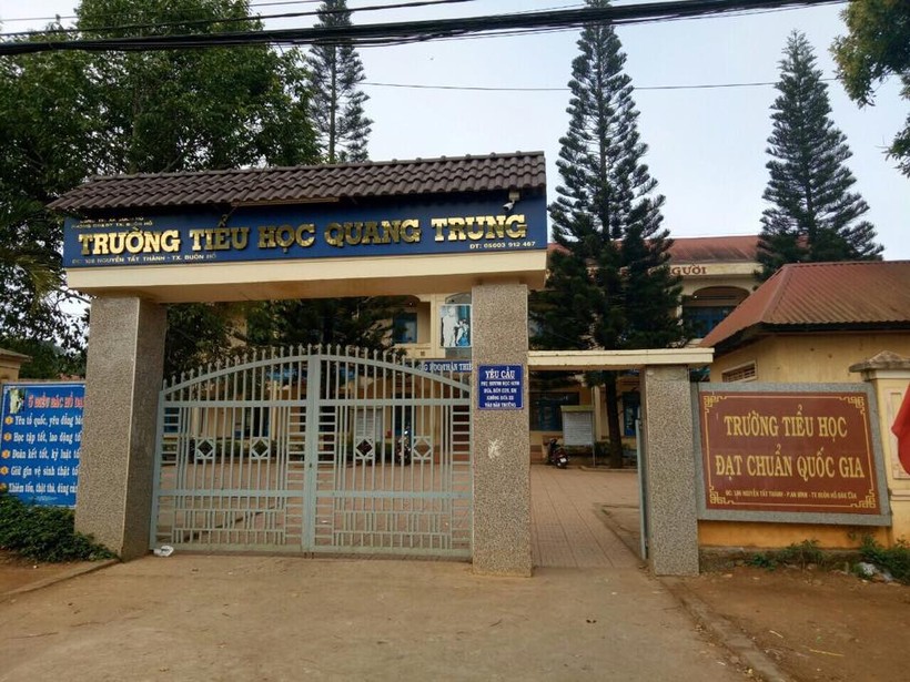Trường TH Quang Trung - phường An Bình, thị xã Buôn Hồ, tỉnh Đắk Lắk