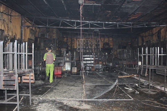 Bên trong nhà hàng cháy làm 6 người chết ở Đồng Nai 