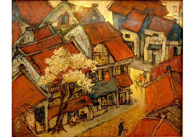 Tranh sơn mài phố cổ là một trong những nhánh hội họa có giá trị cao, là biểu tượng tượng trưng cho một trong những nét đẹp truyền thống của Việt Nam.