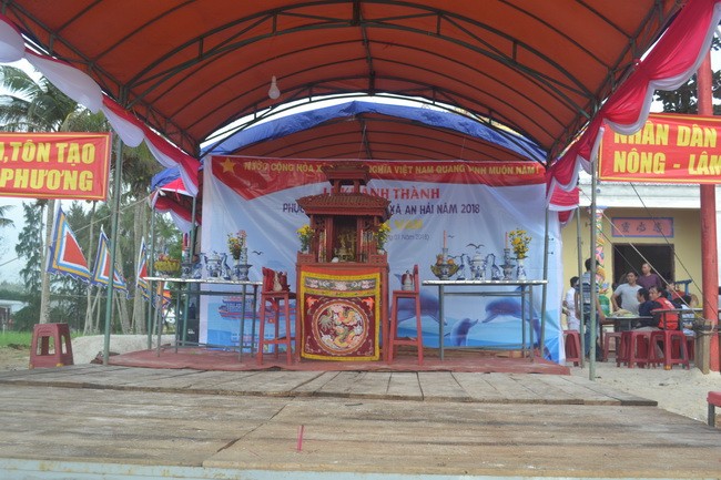 Khánh thành phục dựng Lăng Chánh trong khuôn viên Đình làng An Hải.

