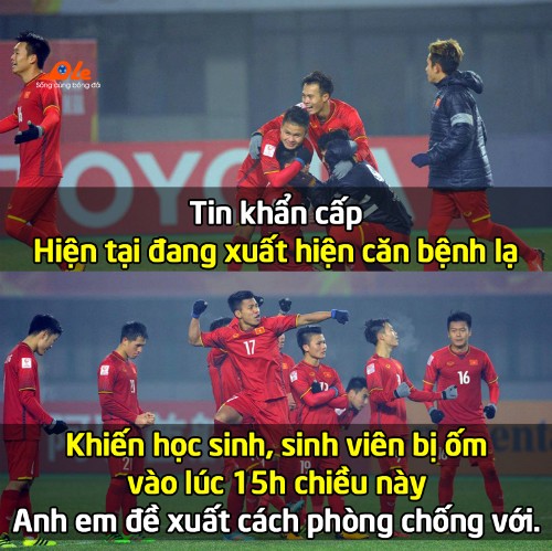 Ảnh chế hài hước trước trận U23 Việt Nam gặp U23 Qatar