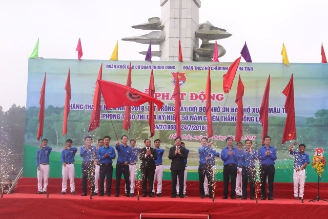 Lễ phát động Tháng thanh niên năm 2018, Tết trồng cây “Đời đời nhớ ơn Bác Hồ” và phong trào thi đua kỷ niệm 50 năm chiến thắng Đồng Lộc