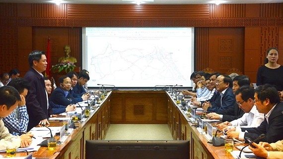  Bộ trưởng Bộ GTVT Nguyễn Văn Thể làm việc với Tỉnh ủy, UBND tỉnh, cùng các sở, ban, ngành tỉnh Quảng Nam.
