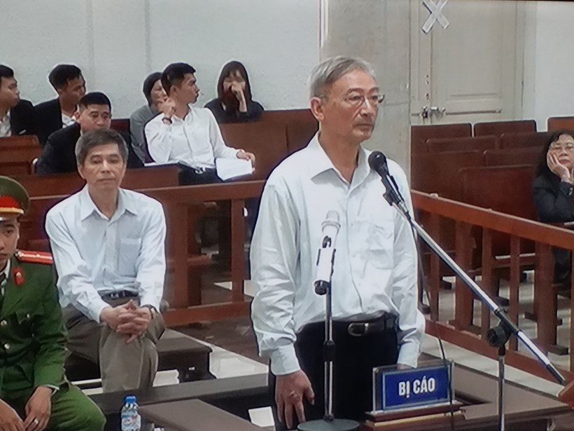 Bị cáo Nguyễn Xuân Thắng tại tòa.