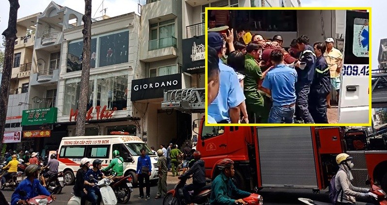 Giải cứu nam thanh niên bị thang máy kẹp cổ, nguy kịch ở Sài Gòn