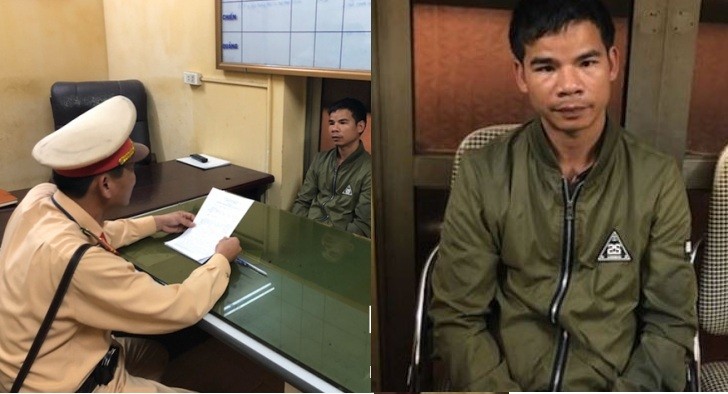 Cảnh sát giao thông Hà Nội bắt giữ đối tượng truy nã đang bỏ trố