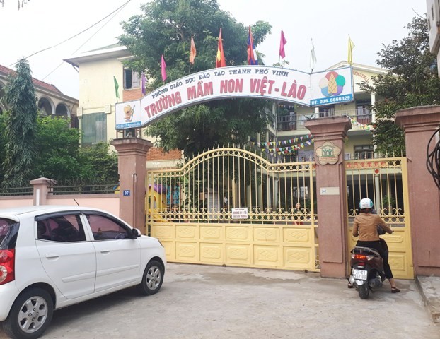 Trường Mầm non Việt – Lào nơi xảy ra sự việc