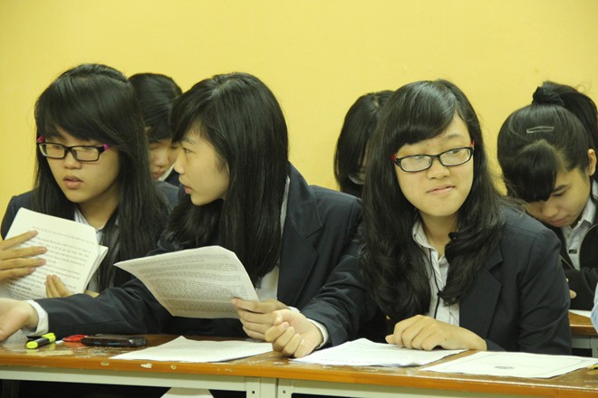 Học sinh Việt Nam tham gia đánh giá PISA