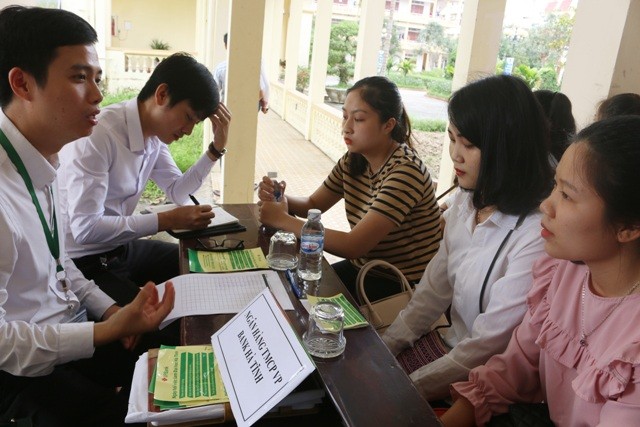 Các doanh nghiệp tuyển dụng lao động tại Trường Đại học Hà Tĩnh