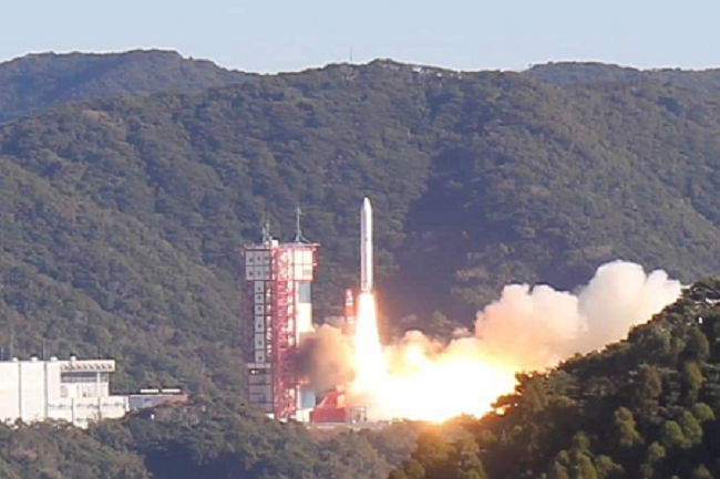 Tên lửa Epsilon số 4 đem theo vệ tinh do người Việt thiết kế vào quỹ đạo. Ảnh VGP