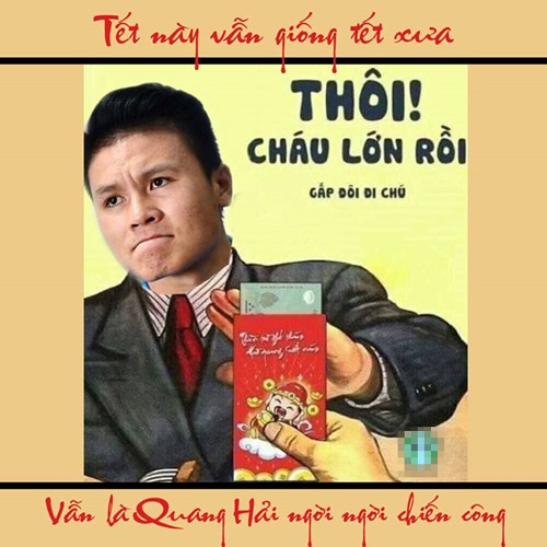 Sự khác nhau giữa Tết xưa và nay của tuyển thủ Việt Nam 