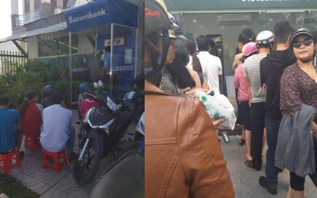 Khổ như đi rút tiền ngày Tết: Chạy xe vài km tìm cây ATM, mang theo cả ghế nhựa ngồi xếp hàng chờ đến lượt