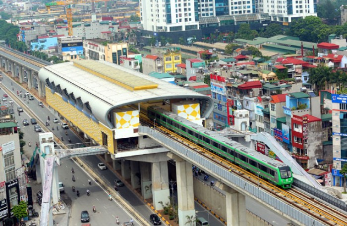 Đường sắt Cát Linh - Hà Đông sẽ khai thác vào tháng 4/2019