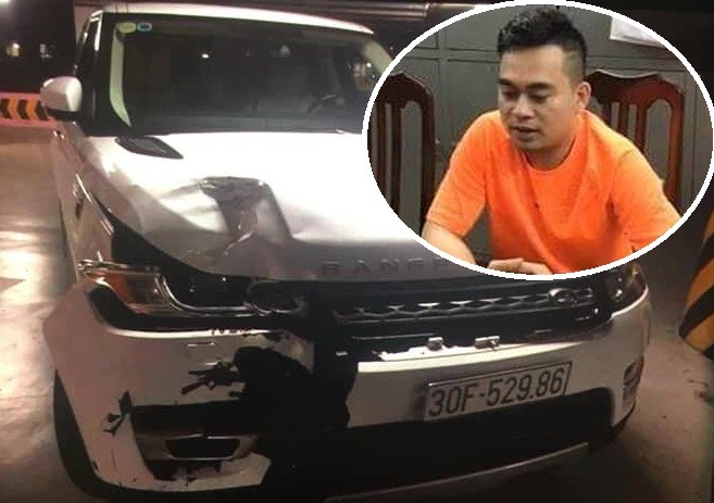 Tài xế xe Range Rover sau khi gây tai nạn làm hai người chết đã lái xe bỏ trốn khỏi hiện trường.