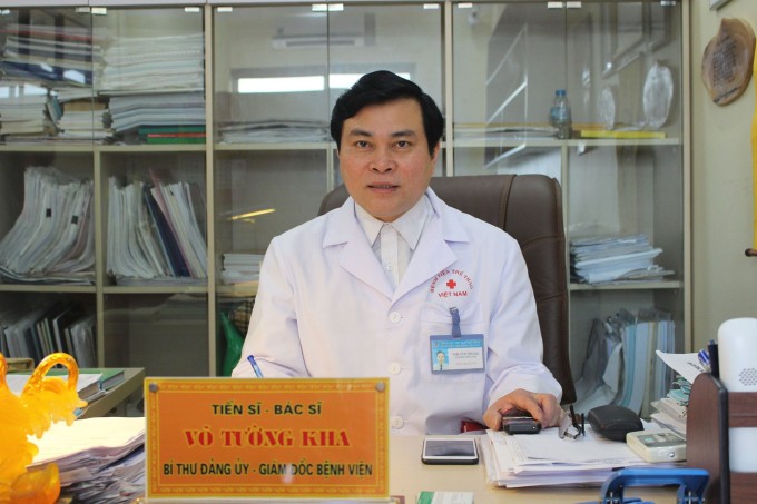 TS. BS Võ Tường Kha - Giám đốc BV Thể thao Việt Nam.