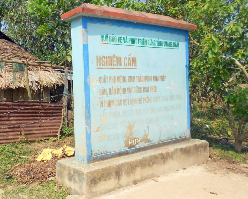 Pano mù mờ ở xã Ba, huyện Đông Giang (Quảng Nam)