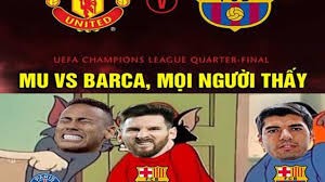 Ảnh chế MU gặp Barca tứ kết C1, fan “run sợ” trước Messi