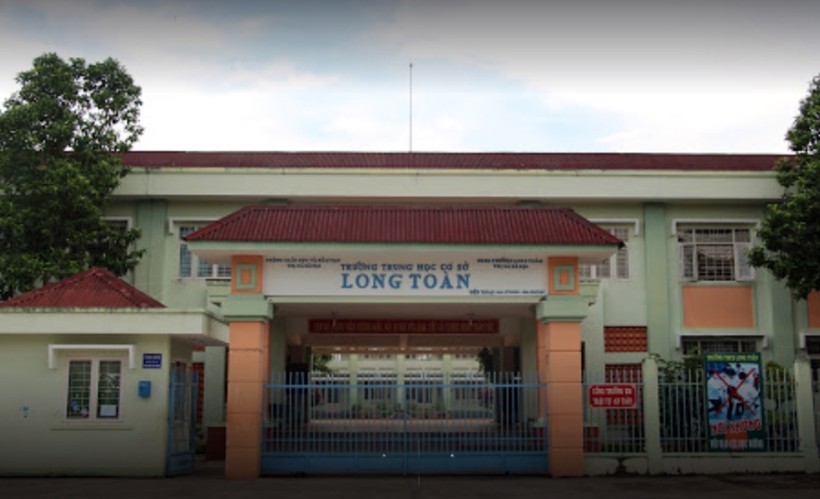 Trường THCS Long Toàn (thị xã Bà Rịa). Ảnh nguồn Internet