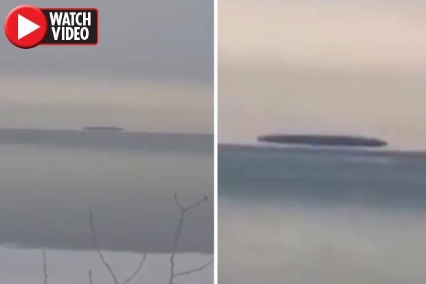Video: Vật thể khổng lồ bí ẩn trôi nổi trên hồ nước ở Mỹ