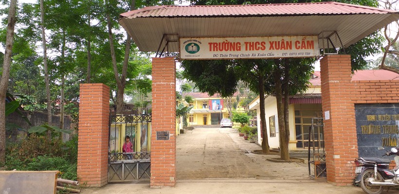 Trường THCS Xuân Cẩm, huyện Thường Xuân - nơi đang thừa nhiều giáo viên dạy Toán so với quy định